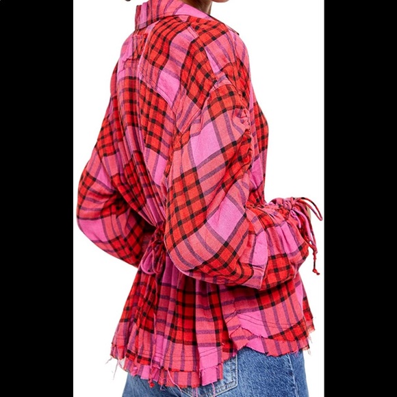 We The Free Pacific Dawn Plaid Red Combo - Picture 4 of 5